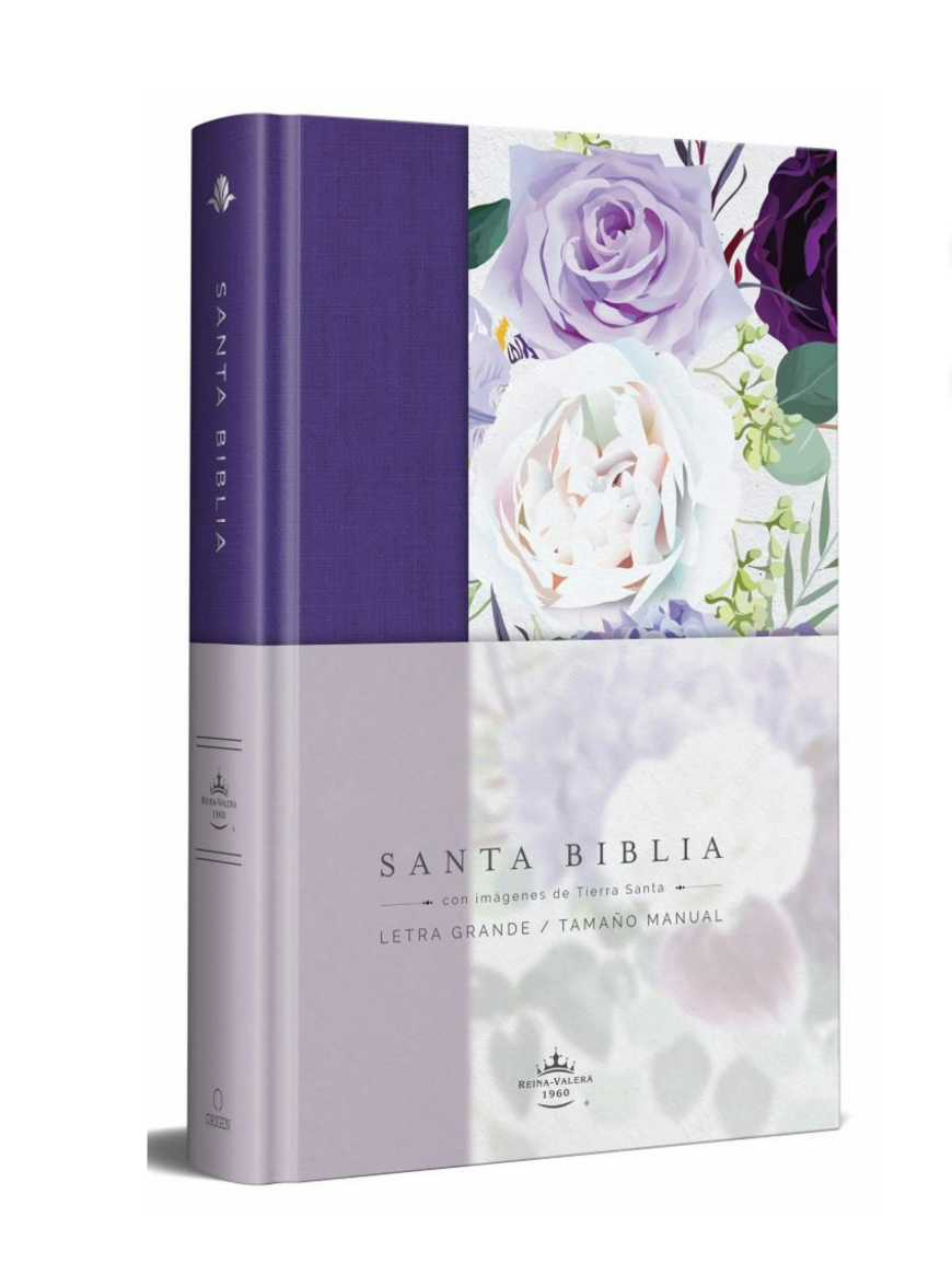 Biblia Reina Valera 1960 letra grande, tapa dura morada Biblia Reina Valera 1960 letra grande, tapa dura morada